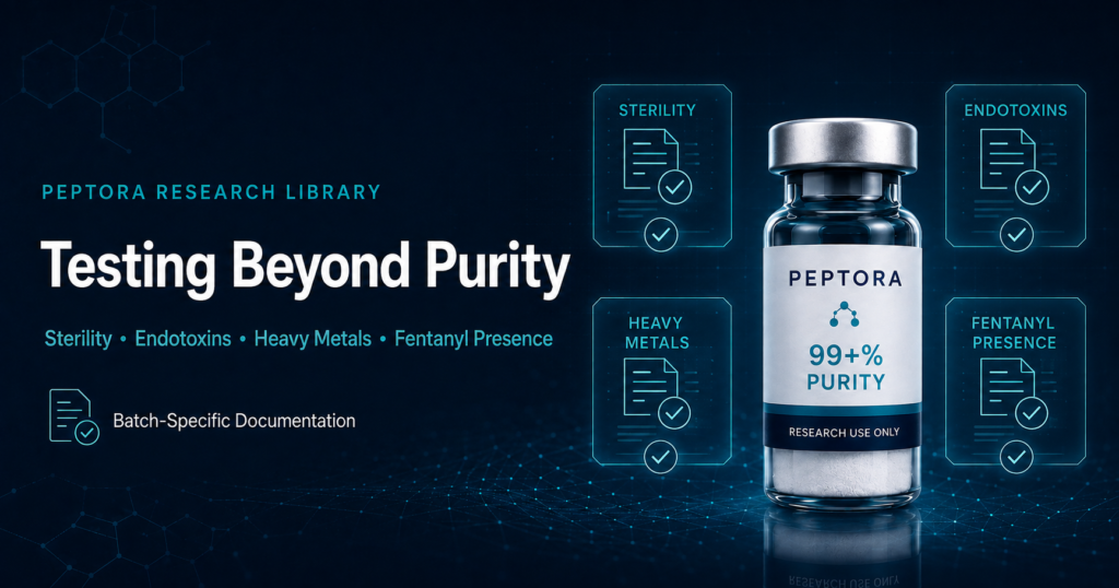 Peptide Testing Beyond Purity