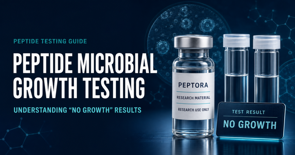 Peptide Microbial Growth Testing: Understanding Sterility Results