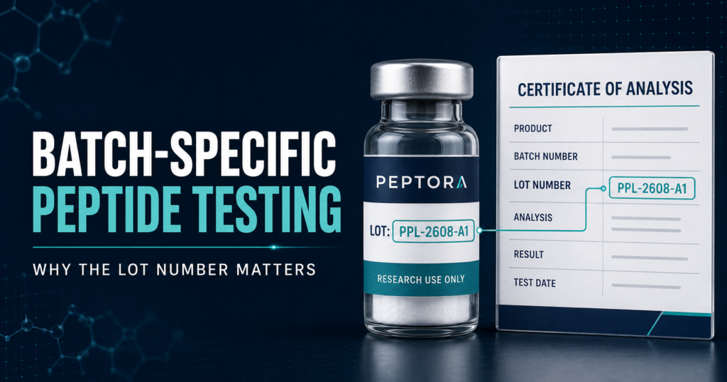 Batch-Specific Peptide Testing: Why the Lot Number Matters