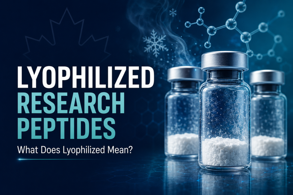 Lyophilized Research Peptides: What Does Lyophilized Mean?