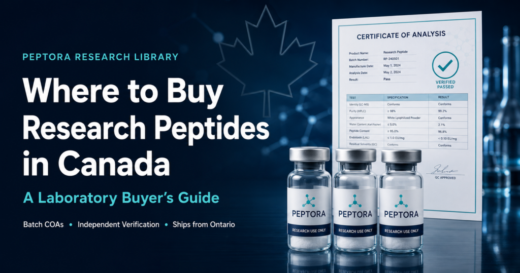 Where to Buy Research Peptides in Canada: A Laboratory Buyer’s Guide