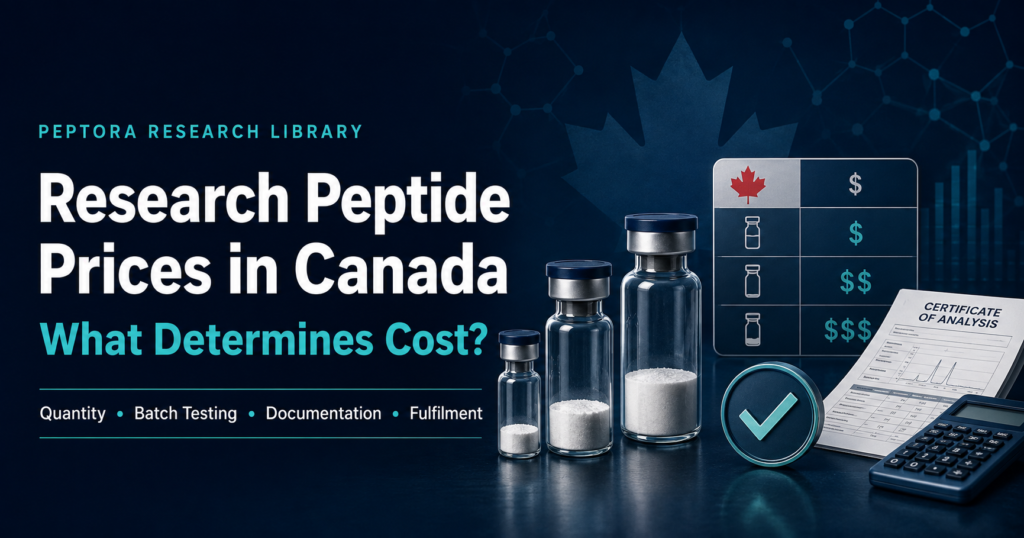 Research Peptide Prices in Canada: What Determines Cost?