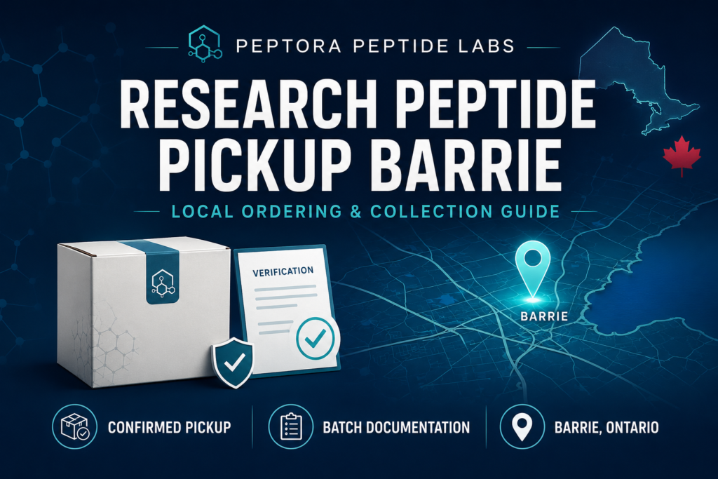 Research Peptide Pickup Barrie: Local Ordering and Collection Guide