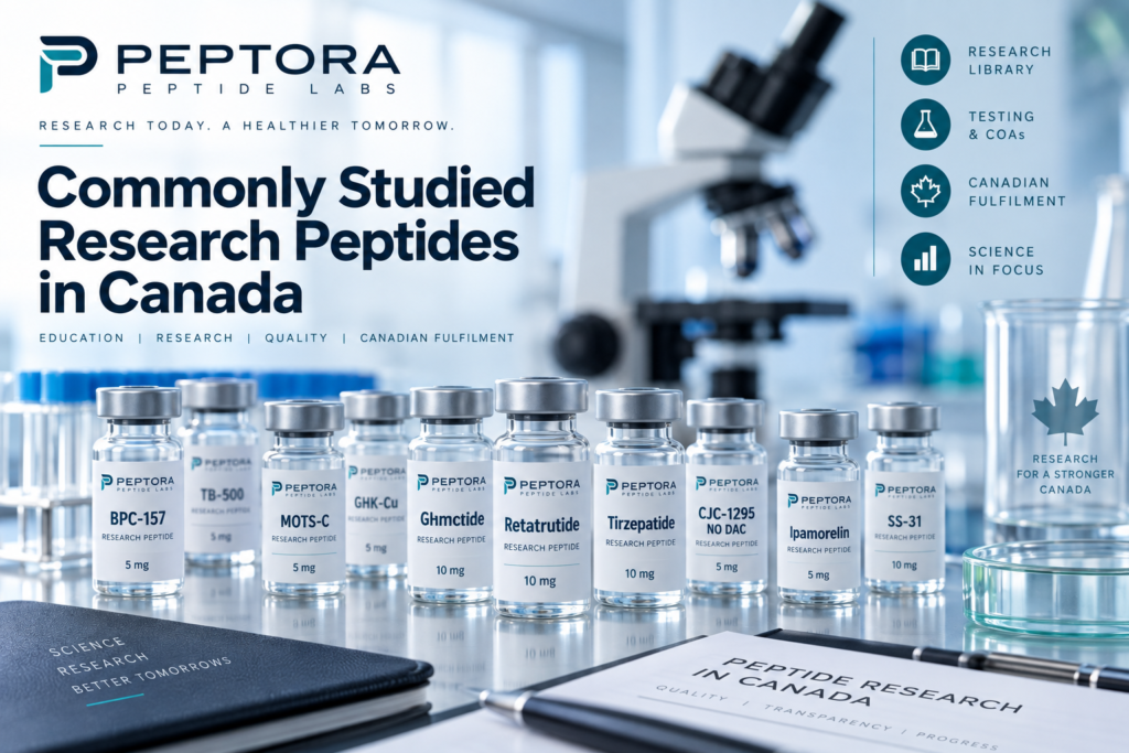 Commonly Studied Research Peptides in Canada