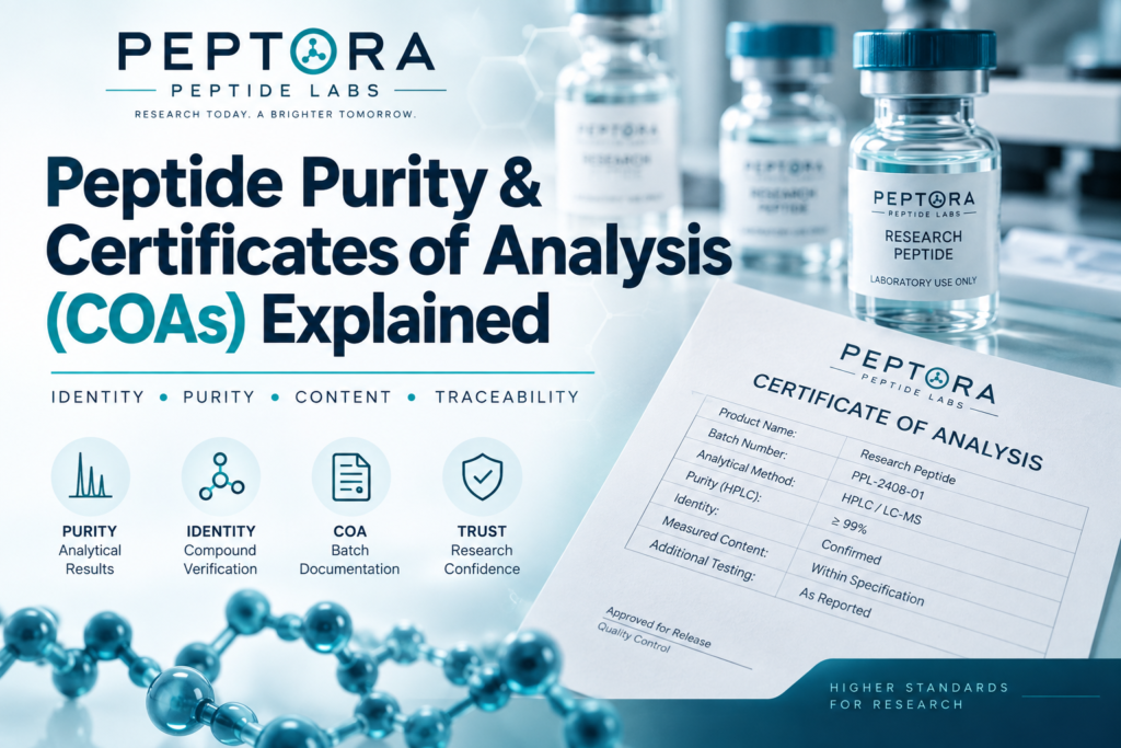 Peptide Purity & Certificates of Analysis (COAs) Explained