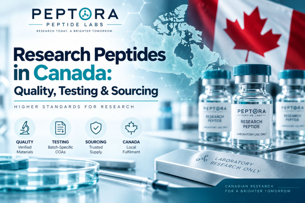 Research Peptides in Canada: Quality, Testing & Sourcing
